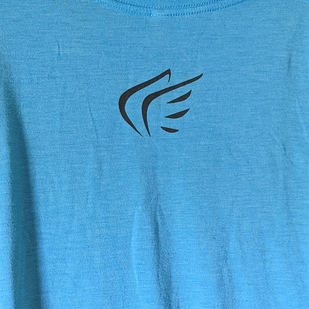 Men's Active Faith "Blessed Tee" Blue Size Large - Picture 5 of 6